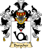 French Family Coat of Arms (v.25) Rocher (du)