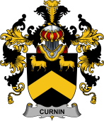 Irish Family Coat of Arms (v.25b) Curnin or O'Curneen