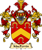 Irish Family Coat of Arms (v.25a) MacFerrin or Fearon