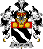 Irish Family Coat of Arms (v.25b) Clements