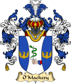 Irish Family Coat of Arms (v.25a) O'Mackesy