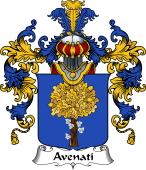 Italian Family Coat of Arms (v.25b) Avenati