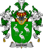 Irish Family Coat of Arms (v.25b) Aherne or Mulhern