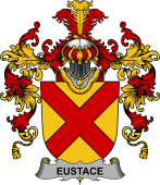 Irish Family Coat of Arms (v.25b) Eustace