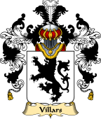 French Family Coat of Arms (v.25) Villars