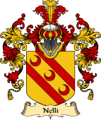 Italian Family Coat of Arms (v.25a) Nelli (or Nello)