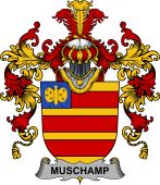 Irish Family Coat of Arms (v.25b) Muschamp