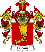 Italian Family Coat of Arms (v.25b) Falconi