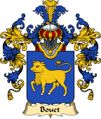French Family Coat of Arms (v.25) Bouet