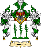 French Family Coat of Arms (v.25) Lamothe