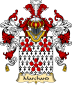 French Family Coat of Arms (v.25) Marchand