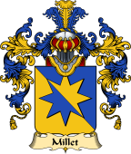 French Family Coat of Arms (v.25) Millet