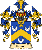 French Family Coat of Arms (v.25) Bénard