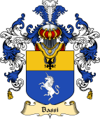 Italian Family Coat of Arms (v.25a) Bassi