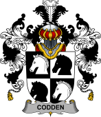 Irish Family Coat of Arms (v.25b) Codden or McCodden