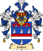 Italian Family Coat of Arms (v.25a) Gallesi