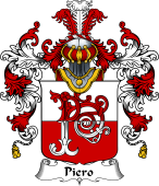 Italian Family Coat of Arms (v.25b) Piero