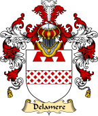 Irish Family Coat of Arms (v.25a) Delamere
