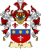 Italian Family Coat of Arms (v.25a) Poli