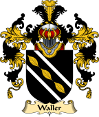 Irish Family Coat of Arms (v.25a) Waller