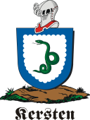 German shield on a mount for Kersten