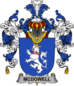Irish Family Coat of Arms (v.25b) McDowell