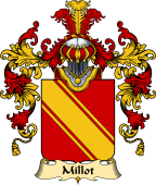 French Family Coat of Arms (v.25) Millot