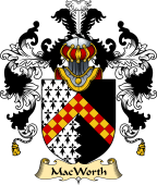 Irish Family Coat of Arms (v.25a) MacWorth