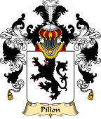 French Family Coat of Arms (v.25) Pillon