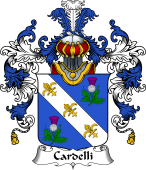Italian Family Coat of Arms (v.25b) Cardelli