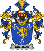 Irish Family Coat of Arms (v.25b) Culligan or McColgan