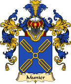 French Family Coat of Arms (v.25) Munier