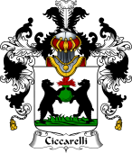 Italian Family Coat of Arms (v.25b) Ciccarelli