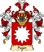 French Family Coat of Arms (v.25) Puget