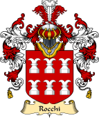 Italian Family Coat of Arms (v.25a) Rocchi