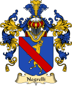 Italian Family Coat of Arms (v.25a) Negrelli