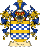 Italian Family Coat of Arms (v.25a) Serra