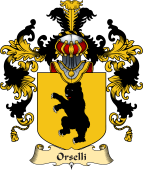 Italian Family Coat of Arms (v.25a) Orselli