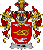 Irish Family Coat of Arms (v.25b) Wilde