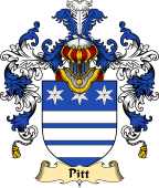 Irish Family Coat of Arms (v.25a) Pitt