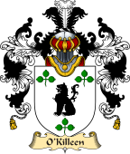 Irish Family Coat of Arms (v.25a) O'Killeen