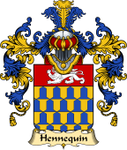 French Family Coat of Arms (v.25) Hennequin