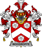 Irish Family Coat of Arms (v.25b) Woodroffe