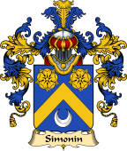 French Family Coat of Arms (v.25) Simonin