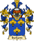 French Family Coat of Arms (v.25) Barbarin