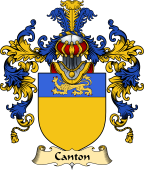 Irish Family Coat of Arms (v.25a) Canton