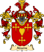 Irish Family Coat of Arms (v.25a) Adams