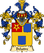 French Family Coat of Arms (v.25) Lattre (de)