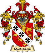 Irish Family Coat of Arms (v.25a) MacGibbons