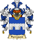French Family Coat of Arms (v.25) Pierrepont